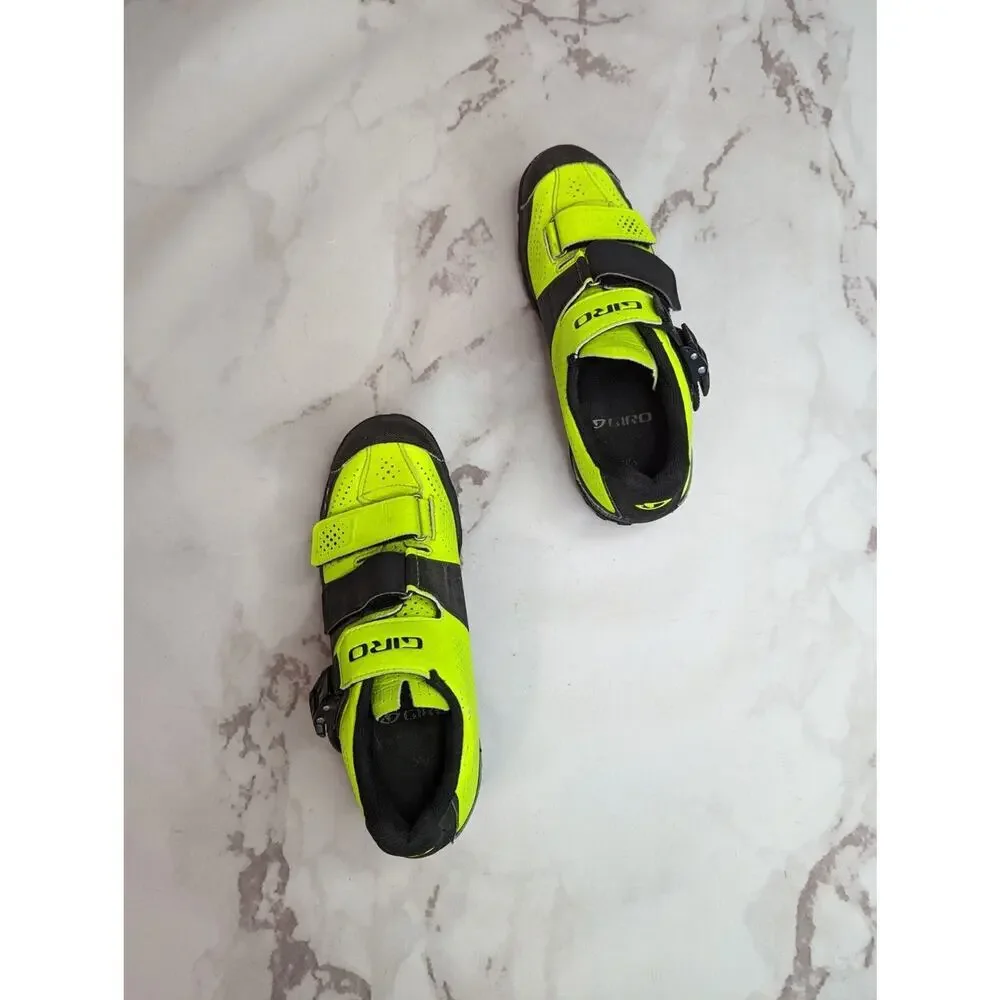 Giro Cycling Shoe Womens 8 EU 39 UK 5.5 Mens 6.5 Yellow 4 Bolt Terraduro